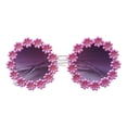 thumbnail image 2 of Eoperou Sun Kids Sunglasses Anti UV Creative Round Sunflower Children Glasses for Holiday, 2 of 8