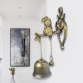 thumbnail image 3 of Timbre decorativo de animales retro comerciante Lucky Windchime Knocker (calabaza), 3 of 6