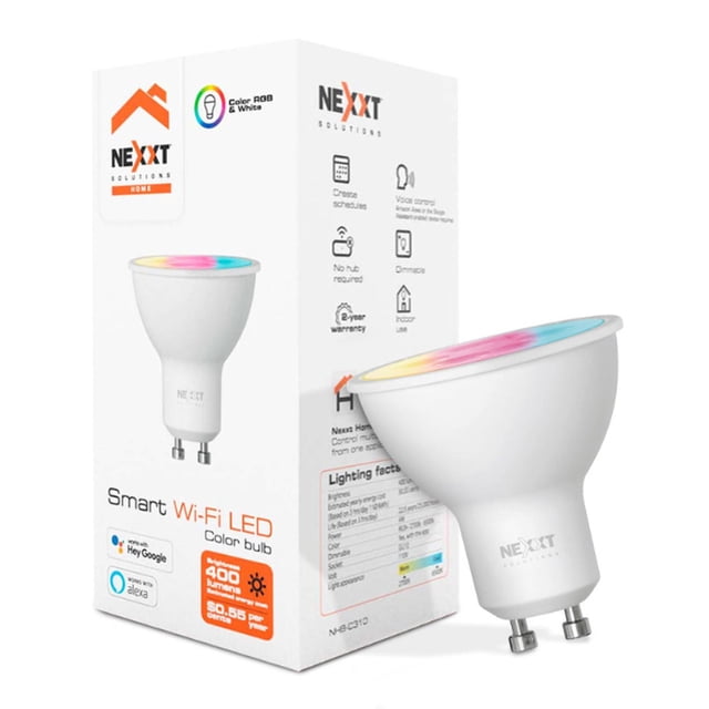 Bombilla LED Inteligente Nexxt Home NHB-C310, LED Inteligente, Color blanco