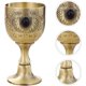 thumbnail image 3 of Reyes Real Cáliz Santo Cáliz Dorado Copas Reales Medievales Latón Vintage Cáliz Dorado, 3 of 4