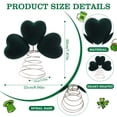 thumbnail image 4 of Valentine Day St Patrick's Day Easter Mini Tree Topper Heart Shamrock Bunny Ear Tree Topper Red Green Pink White Ironfluffy Holidays Ornament for Spring Decorations, 4 of 5