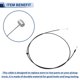 thumbnail image 4 of Cable de liberación del capó de Unique Bargains para Lexus IS250 2006-2013 y Lexus IS350 2006-2013 No.5363053030 1 pieza, 4 of 6