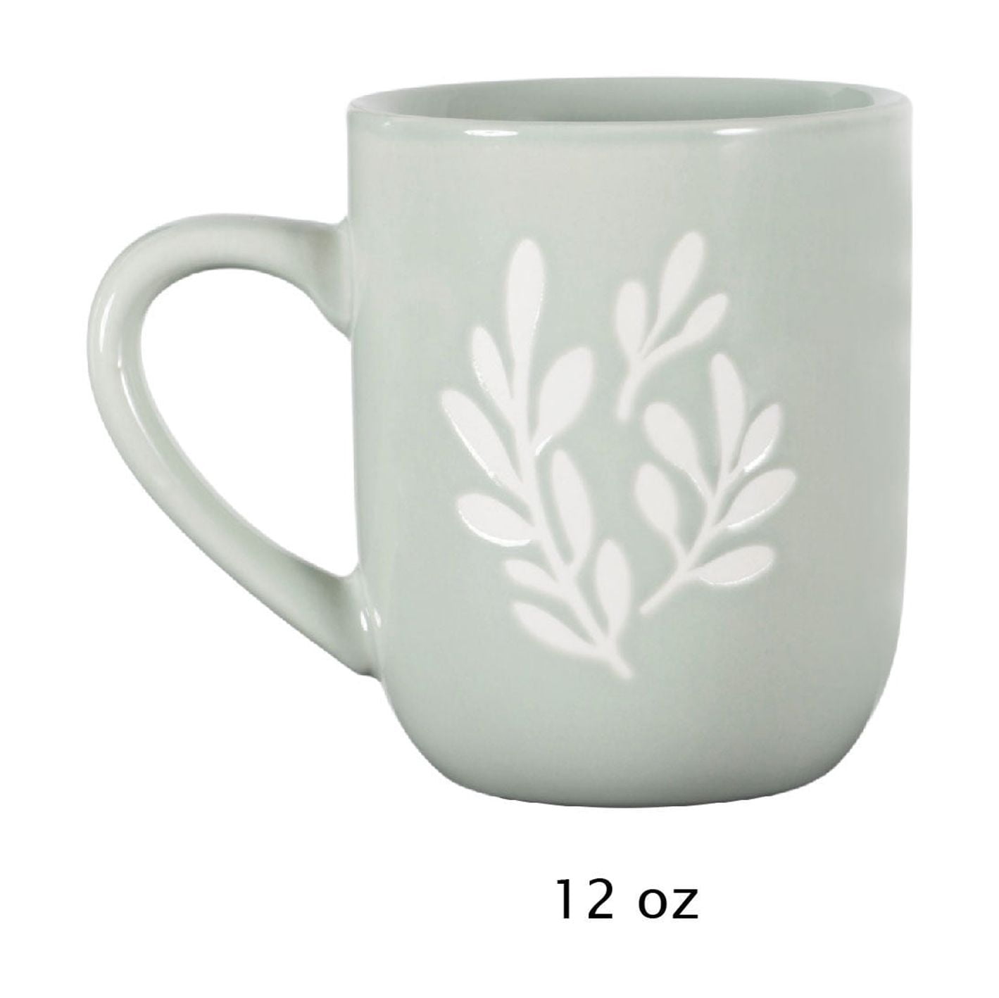 Mainstays 12oz Emelie Green Stoneware Mug