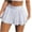 White, variant on FASHOFT Tennis Skirts For Women High Waist Printed Pleated Mini Skort Without Liner Casual For Sports And Daily Wear Womens Athletic Skirt Black