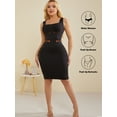 thumbnail image 6 of Athlemo Women's Dress Slips Body Shaper Full Slip Shapewear Tummy Control Under Dress Black, 6 of 7