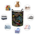 thumbnail image 3 of Lsque Play Game3 pattern Laundry Hamper Basket, Tall Woven Rope Hamper Basket for Clothes, Lightweight Storage Basket, Collapsible Waterproof-Medium, 3 of 8