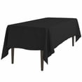 thumbnail image 1 of Nappe en Lin 70 x 120 Pouces Rectangulaire en Polyester Noire, 1 of 1