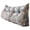 A, variant on Leeye Lumbar Pillow Triangular Headboard Home Reading Back Support Sitting Up Bed Large Bolster Positioning Bedrest Removable Cover White for Sofa Couch Bedroom Living Room