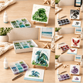thumbnail image 2 of Dragon Sea Glass Art Kit for Adults, DIY Mosaic Craft Project with Dragon Pattern, Glass Pieces, Tweezers, Adhesive and Mini Easel, Creative Fantasy Art Gift, 2 of 6
