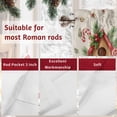 thumbnail image 7 of Christmas Candy House Valances for Windows, 54 x 18in, Vintage Pine Branch Stars Winter Rod Pocket Kitchen Valance Curtain Light Filtering Window Treatments for Living Room Bedroom, 1 Panel, 7 of 7