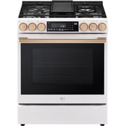 30 Inch Slide-In Gas Smart Range with 5 Sealed Burners, 6.3 cu. ft. Oven Capacity, Storage Drawer