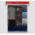 thumbnail image 3 of MENS 5 PACK CREW T-SHIRTS - ASSORTED, Lare, ASSORTED, 3 of 3