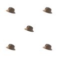 thumbnail image 1 of QualitChoice Comfortable Bucket Hat Fishermen Caps Clothes Decoration Fashion Accessory Khaki M 5Set, 1 of 6