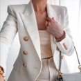 thumbnail image 4 of Blazers Décontractés pour Femmes avec Poches, Cardigans Ouverts, Veste de Travail Rouge, 4 of 7