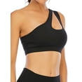 thumbnail image 2 of YouLoveIt Womens One Shoulder Sports Bras Workout Yoga Bra Women Yoga Sport Fitness Push Up Stretch Bra Workout Yoga Running Activewear Comfort Sports Bra, 2 of 7