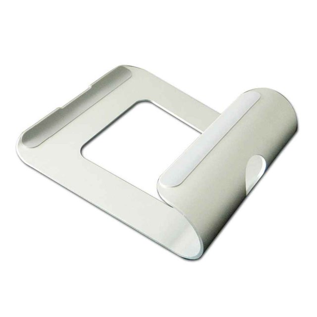 Soporte de refrigeración para computadora portátil de aleación de aluminio Soporte ergonómico de ángulo de visión de 18 grados Soporte de metal para iPad Macbook Inevent DN1093-00