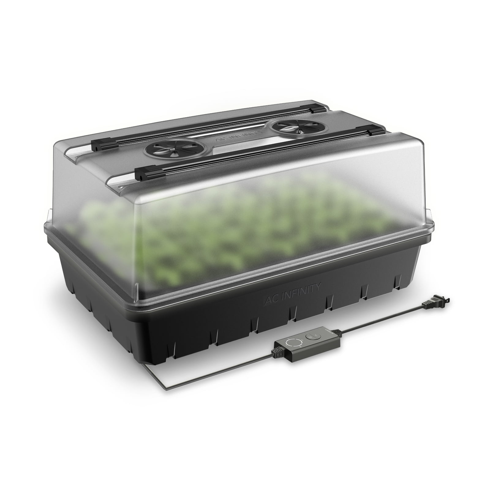 AC Infinity Humidity Dome, Germination Kit with LED Grow Light Bars