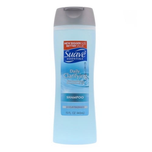 Suave Essentials Daily Clarifying Shampoo, 15 Oz, 2 Pack