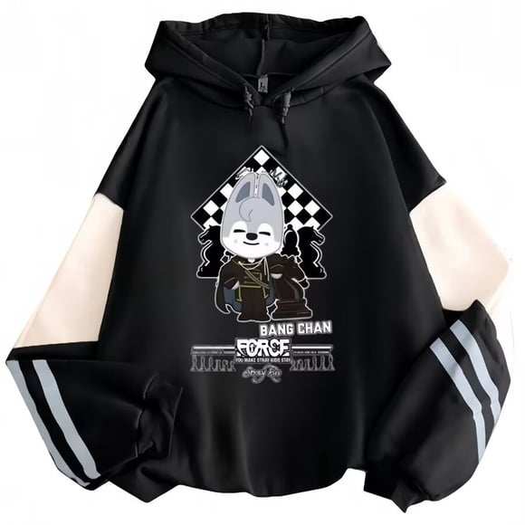 Sudadera Shuiyi Trend Pattern Stray Kids Group Bang Chan