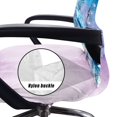 thumbnail image 5 of POLERO Brushed Elastic Fabric All-in-One Office Swivel Chair Protector Cover for Home Indoor Workspace, Anti Slip Non Slip Computer Chair Cover, Galaxy Sea Turtle, 5 of 7