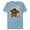 Ocean Blue, variant on Disney Moana and Maui Best Friends Adventure Together - Short Sleeve Blended T-Shirt for Adults - Customized-Purple