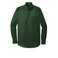 thumbnail image 3 of Port Authority Adult Male Men Plain Elbow Sleeves Shirt Deep Forest Gn Large, 3 of 4