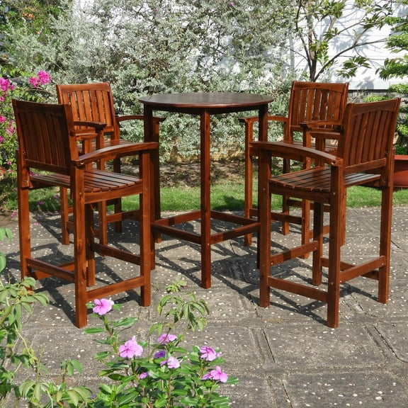 Highland 5-Piece Bar-Height Dining Set