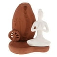 thumbnail image 4 of Quemador de para de Yoga de Reflujo de Cerámica Decoración de de Yoga en hogar BLESIY Quemador de incienso de cono de cerámica, 4 of 8