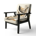 thumbnail image 3 of Designart "Golden Colorful Pattern" Upholstered Modern & Contemporary Accent Chair and Abstract Arm Chair - Multiple Color & Pattern, 3 of 7