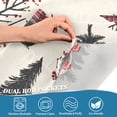 thumbnail image 4 of Yayeee Kitchen Valance Rod Pocket 54" x 18" Living Room Window Curtain, Beige Christmas Plaid, 4 of 6