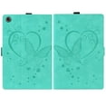 thumbnail image 2 of Dteck for Lenovo Tab M10 Plus Case 10.6 Inch 2022 3rd Gen, Butterfly Embossed PU Leather Shockproof Folio Flip Stand Cover with Credit Card Holder Pencil Holder,Green, 2 of 5