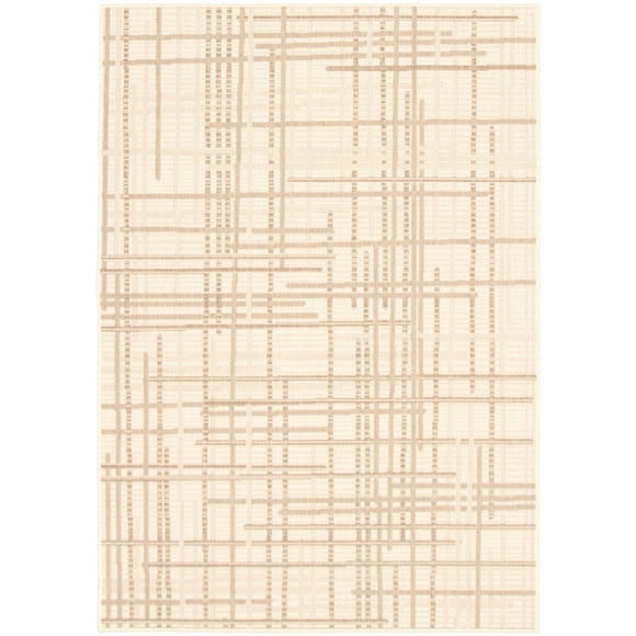 Sisal Burburry Champagne-Taupe Polypropylene Rug 7'10" x 10'2"