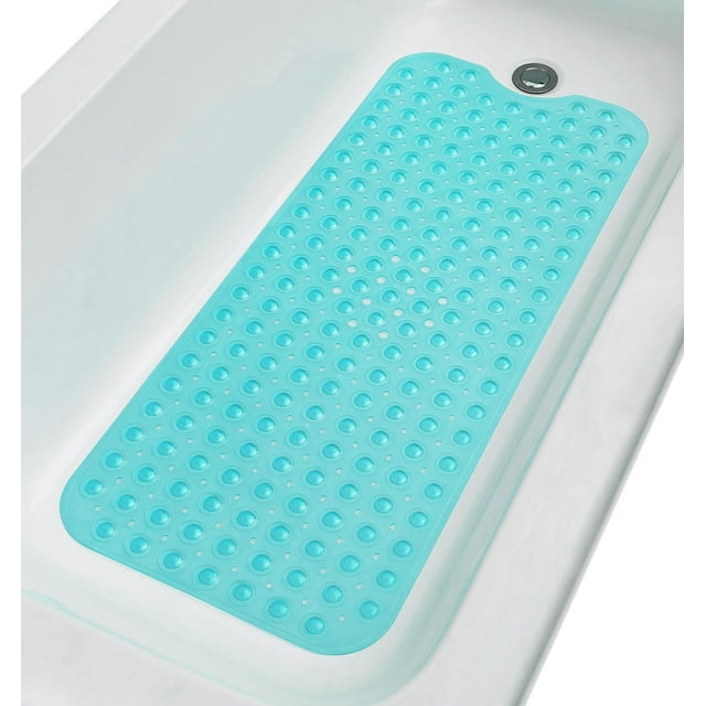 Alfombrilla de baño y ducha Tike Smart, extralarga, antideslizante, 99 x 41 cm