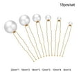 thumbnail image 3 of DTOWER Fake Pearl Hairpin Girl Headdress Hairs Accessories Elegant Hairdressing Ornament Girls Updo Wedding Bridal Hair Stick, 3 of 7