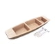 thumbnail image 2 of Modelo de barco de juguete, modelo de canoa de madera china, decoración de madera para mesa de oficina Estilo B, 2 of 9