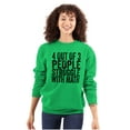 thumbnail image 3 of 4 out of 3 Struggle Math Nerd Humor Sweatshirt for Men or Women Brisco Brands L, 3 of 6