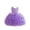 Light Purple, variant on Toddler Girls Ball Gown Cupcake Dress Mid-Length Sleeveless Crew Neck Heart Lace Motif Bow Decor Multi Layered Ruffle Tutu Skirt