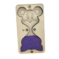 thumbnail image 4 of Accesorios para tableros de actividades Reloj de arena Juego de cognición de habilidades motoras básicas para niños Violeta, 4 of 9