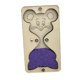 thumbnail image 4 of Tablero de actividades para niños, piezas de bricolaje, reloj de arena, juego cognitivo, desarrollo de habilidades de aprendizaje Violeta, 4 of 9