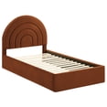 thumbnail image 6 of Solana Twin Platform Bed in Rust, 6 of 9