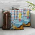 thumbnail image 3 of Qinduosi Summer Pillow Covers Throw Pillow Covers Pillow Covers for Farmhouse Decoration Indoor Outdoor Home Decor White, 3 of 5