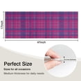 thumbnail image 5 of Pink Purple Checkered Pattern Kitchen Rug Mat,Kitchen Runner Rugs Non Skid Washable,Decorative Kitchen Floor Mats for Kitchen,Sink,Laundry,17"X47", 5 of 5