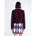 thumbnail image 4 of Free Assembly Women’s and Women's Plus Ruffle Trim Nubby Jacket with Long Sleeves, Sizes XS-4X, 4 of 6