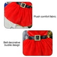 thumbnail image 4 of Dog Christmas Costume Puppy Dress, Santa Claus Pet Clothes Velvet Skirt Thermal Shirt Winter Coat Xmas Holiday Apparel Cute Girl Clothing Red Dresses(XL), 4 of 10