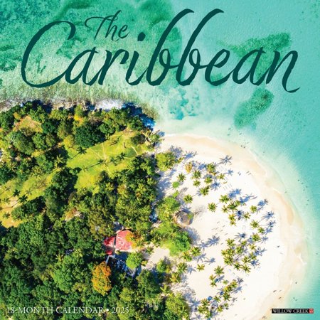 Willow Creek Press, Caribbean 2025 Wall Calendar