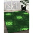 thumbnail image 2 of Ahgly Company Indoor Round Patterned Green Area Rugs, 8' Round, 2 of 6