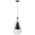 thumbnail image 6 of 60/7913-Nuvo Lighting-Admiral - 1 Light Pendant In Contemporary Style-21.5 Inches Tall and 10 Inches Wide-Matte Black/Brushed Nickel Finish, 6 of 14