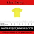 thumbnail image 2 of Hanes Men’s Safety Short Sleeve T-Shirt, 5 oz., 60/40 Cotton/Poly, Hi Vis Workwear, Safety Green, 3XL, 2 of 5