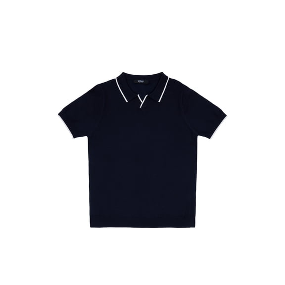 Boy's Todders Size 2T-18 Tipping Johnny Sweater Polo, Navy, M