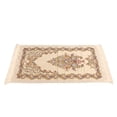 thumbnail image 1 of Prayer Rug, Muslim Prayer Mat Tassel Design Double Layer  for Home for Camping Beige, 1 of 7